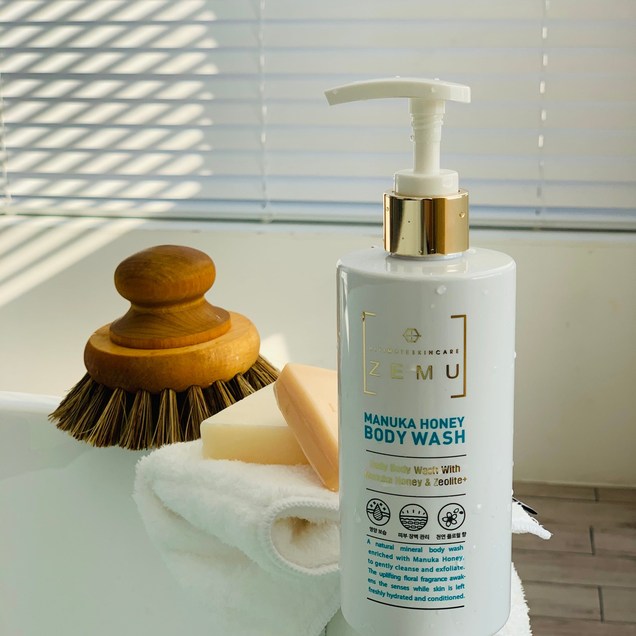 MANUKA HONEY BODY WASH – ZEMU JAPAN